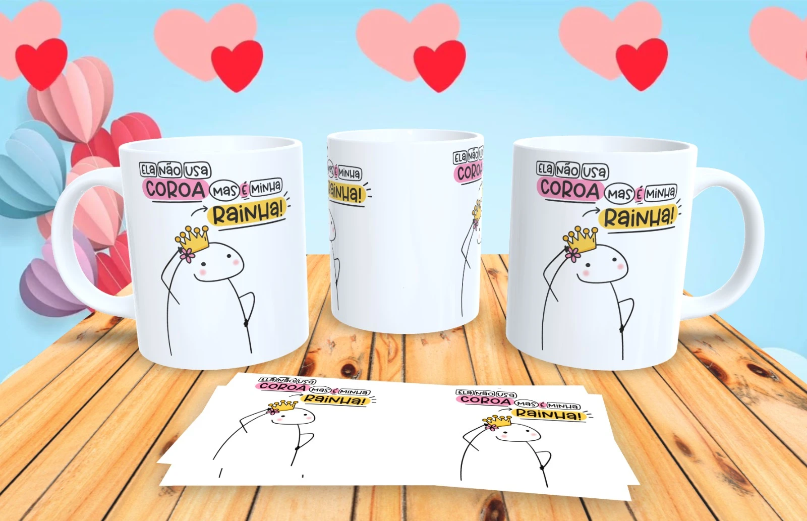 Caneca Ela Não Usa Coroa Mas é Rainha – Presente Criativo