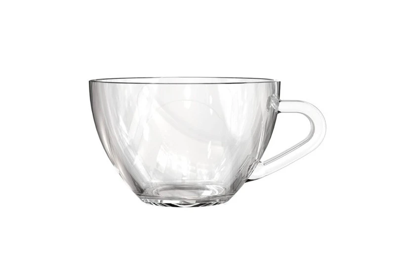 Mini Xícara de Vidro Transparente – Perfeita para Café e Presentes