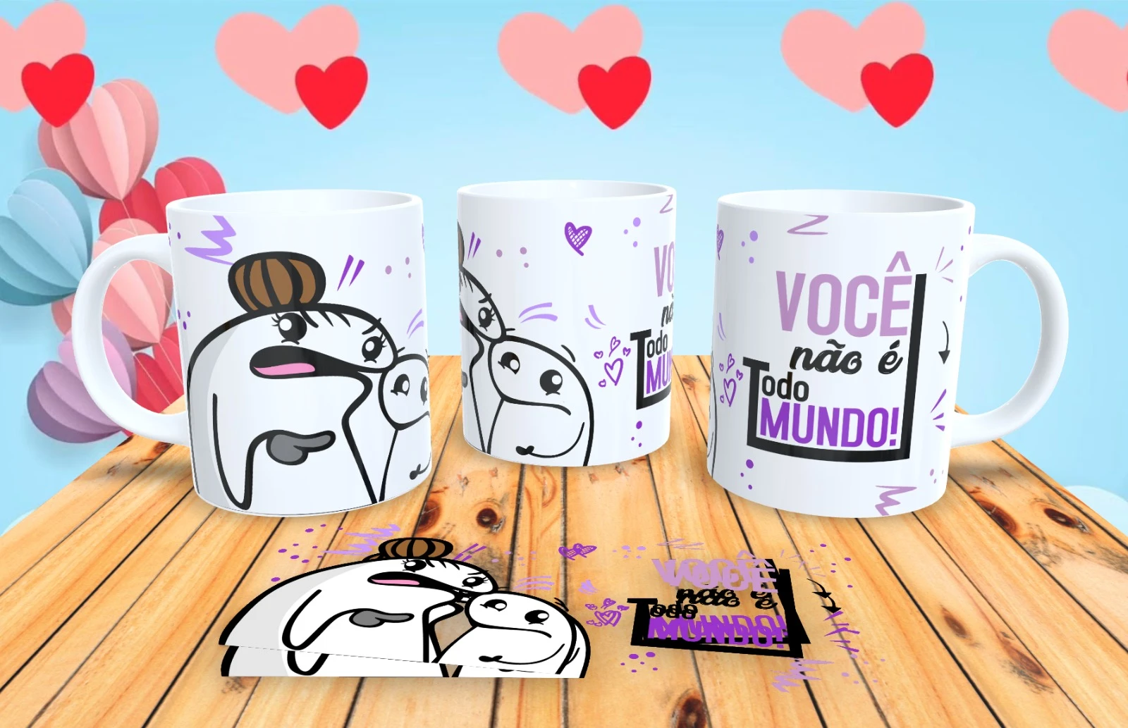 Caneca Flork Frase Você Não é Todo Mundo Mãe