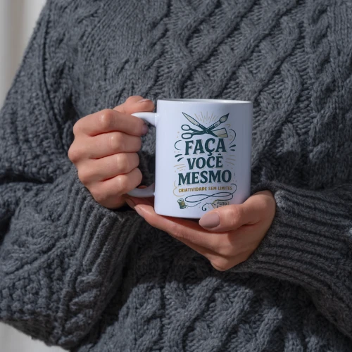 Caneca Personalizável com Visualização Online – Faça Você Mesmo