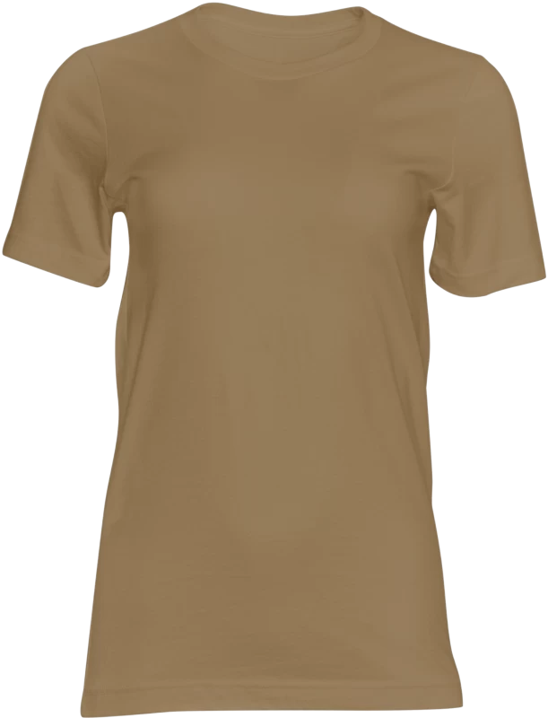 Camiseta Básica Bege 100% Algodão