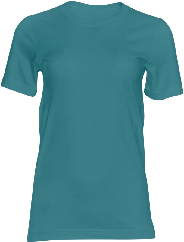 Camiseta Básica Azul 100% Algodão