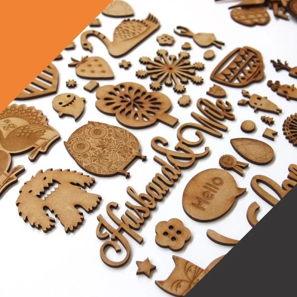 Corte MDF Elementos até 1200cm² (40x30cm)