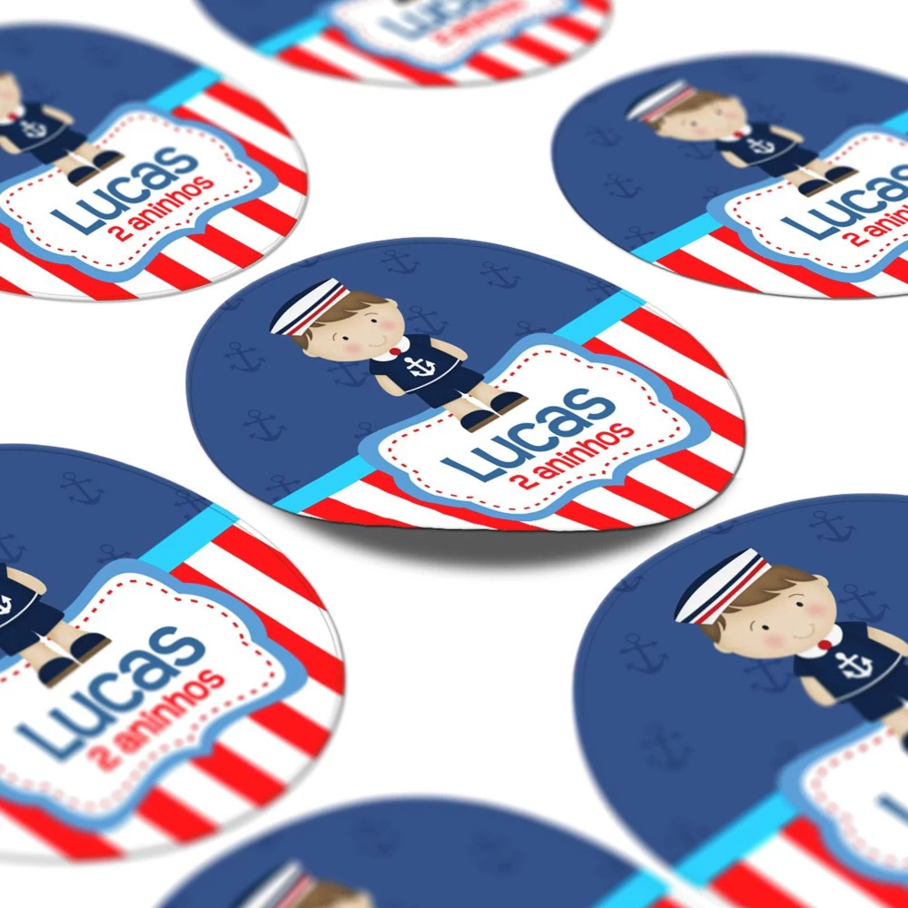 Cartela de Adesivo em Papel Offset