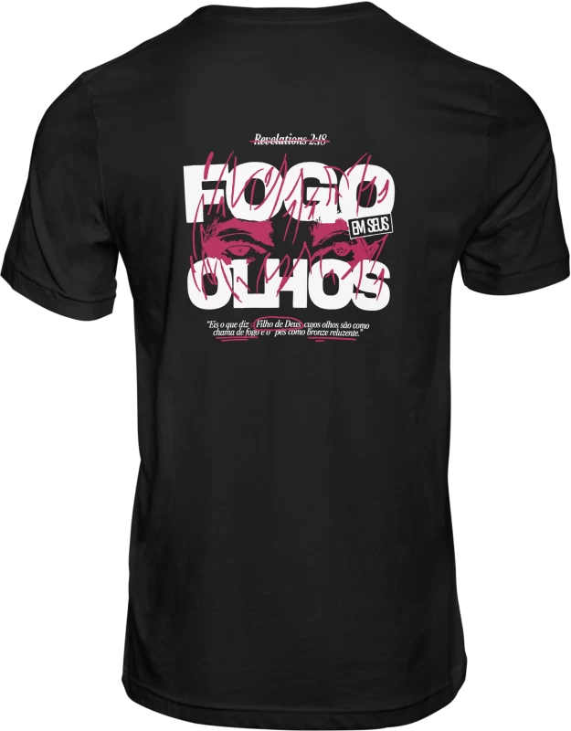 Camiseta Oversize -  Fogo nos Olhos -  Canaã Company