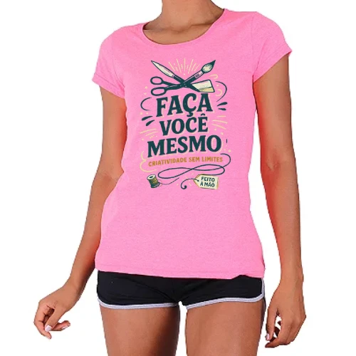 Babylook Personalizada Feminina – Monte e Veja na Hora