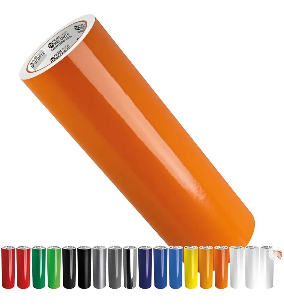Adesivo Vinil Laranja 30cm x 1m – Personalizado e Resistente