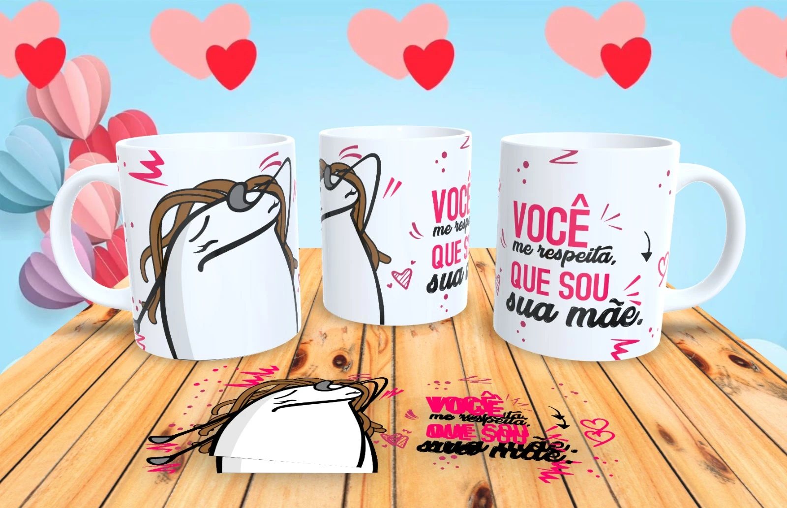 Caneca Flork Mãe Engraçada – Você Me Respeita