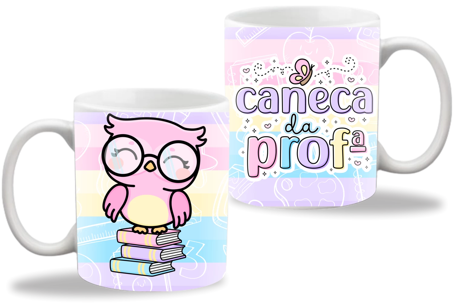 Caneca Dia dos Professores-professora coruja 2
