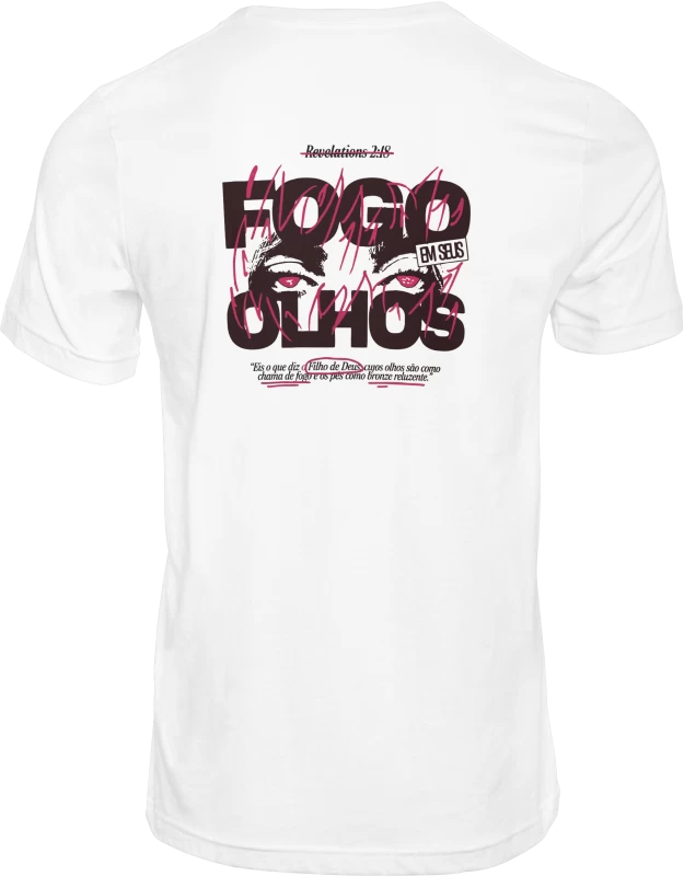Camiseta Oversize -  Fogo nos Olhos -  Canaã Company
