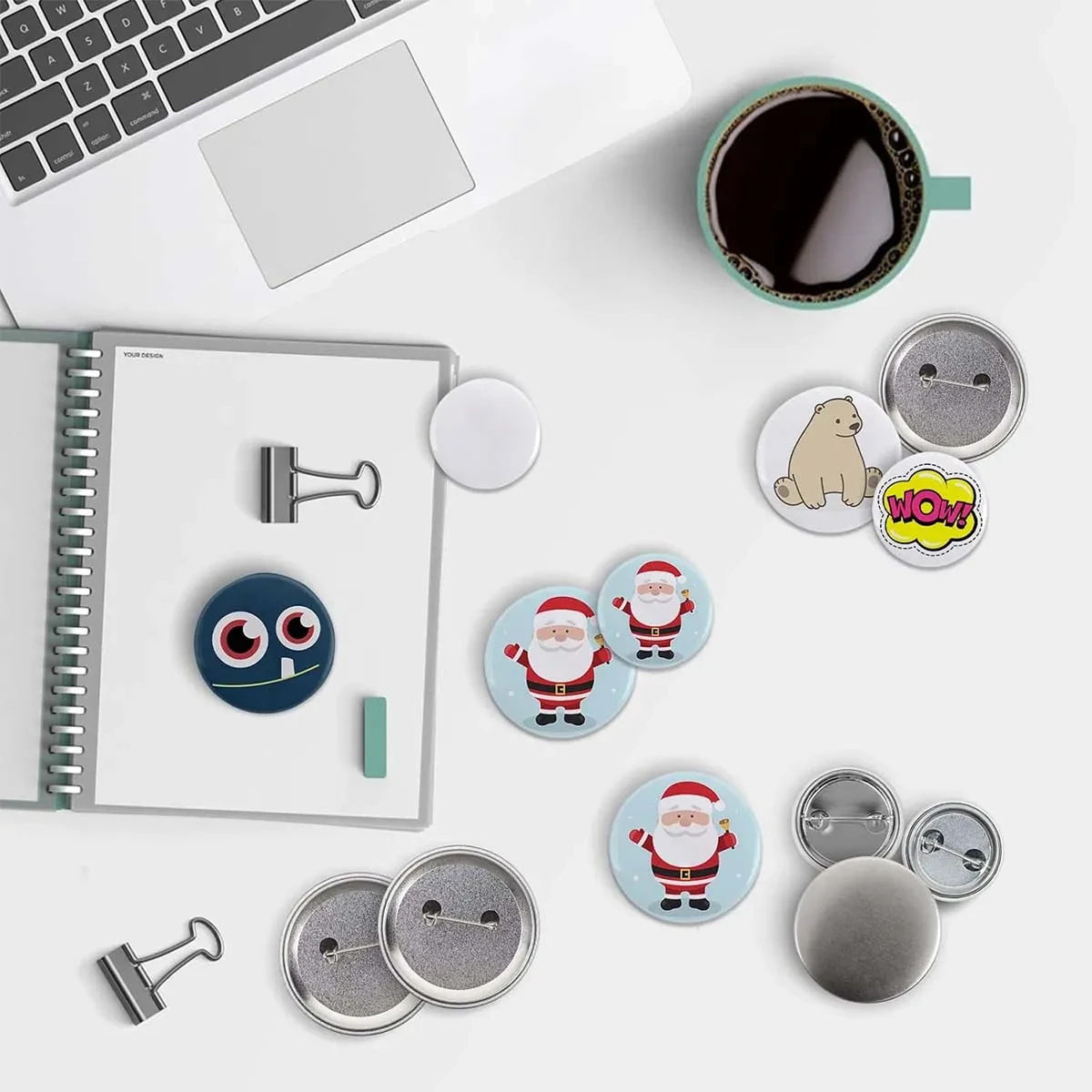 Bottons Personalizados 3,7cm de Metal — Crie seu Mimo Pin com o Nosso Formulário!