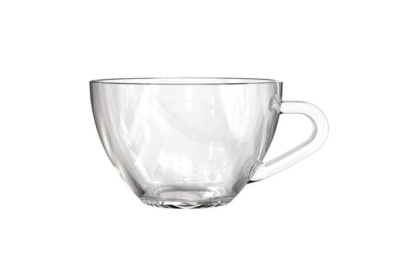 Mini Xícara de Vidro Transparente – Perfeita para Café e Presentes