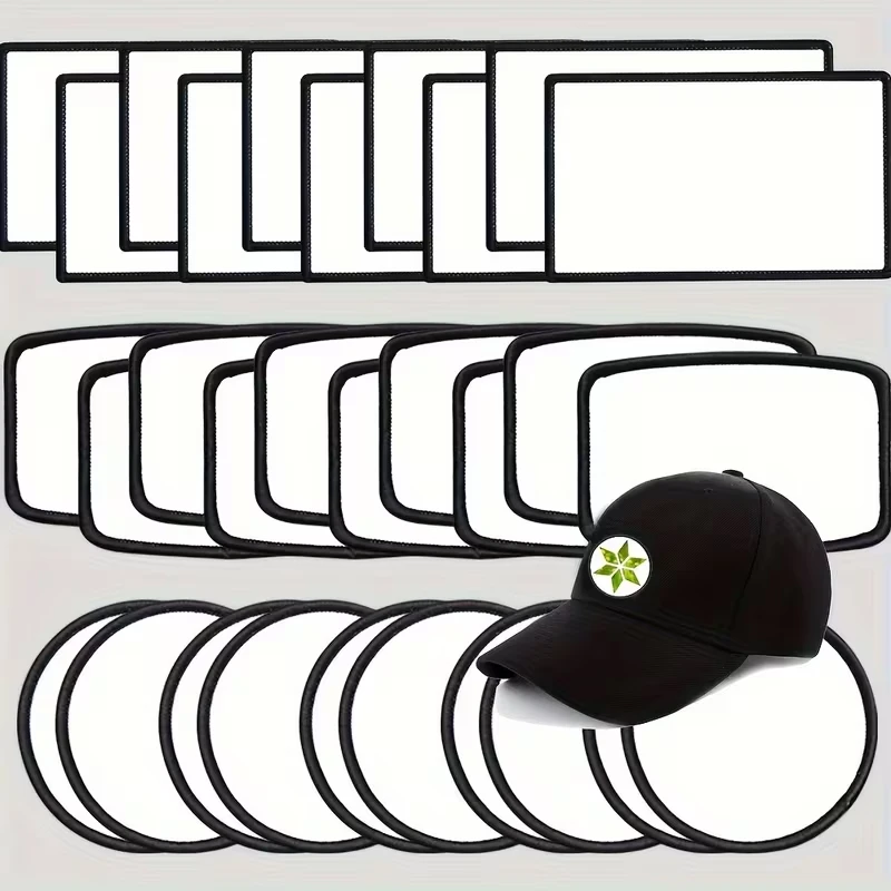 Patch para Sublimação em PU Branco — Personalize e Aplique com Ferro ou Prensa Térmica