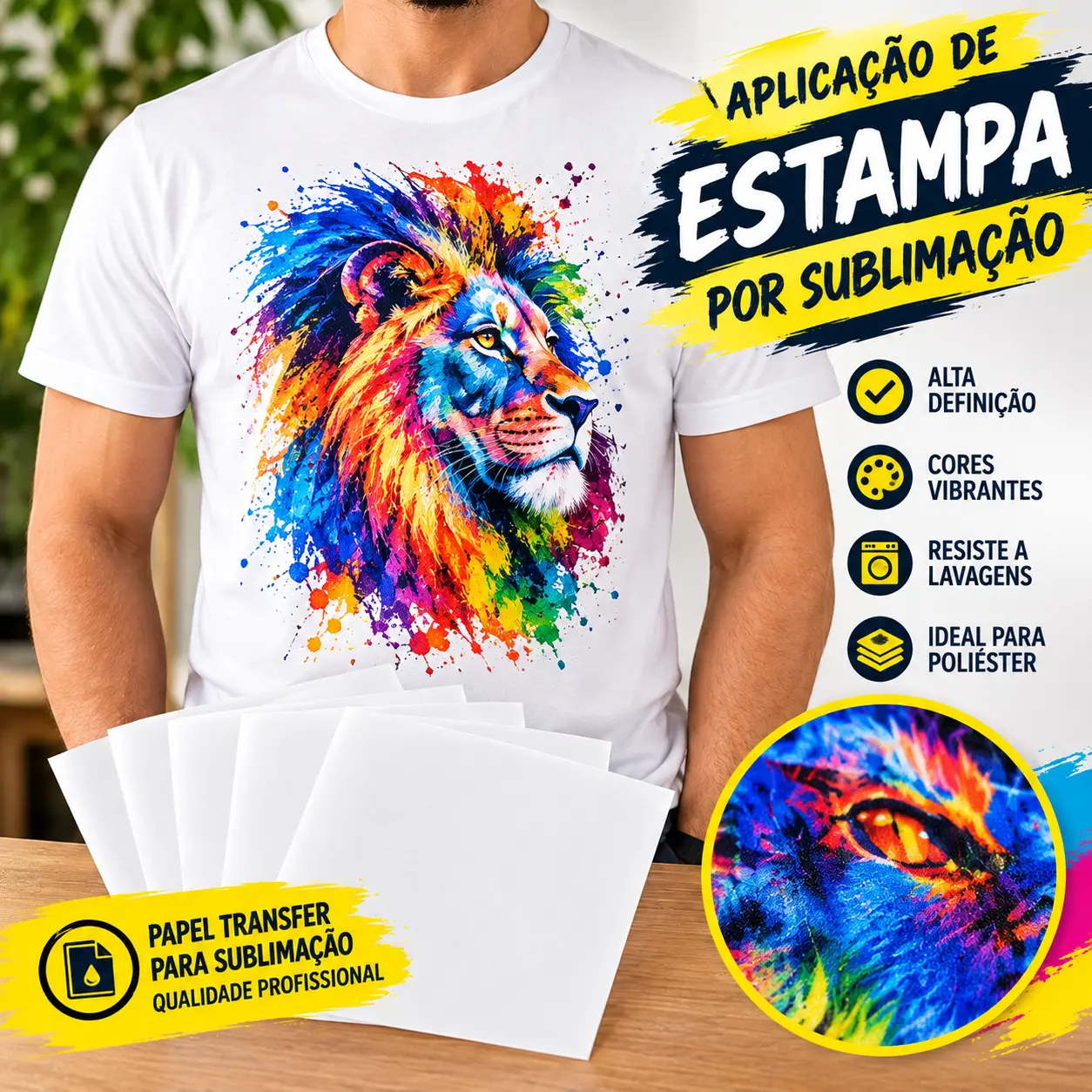 Serviço de Estampa por Sublimação em Produtos Personalizados — Cores Vibrantes e Duráveis