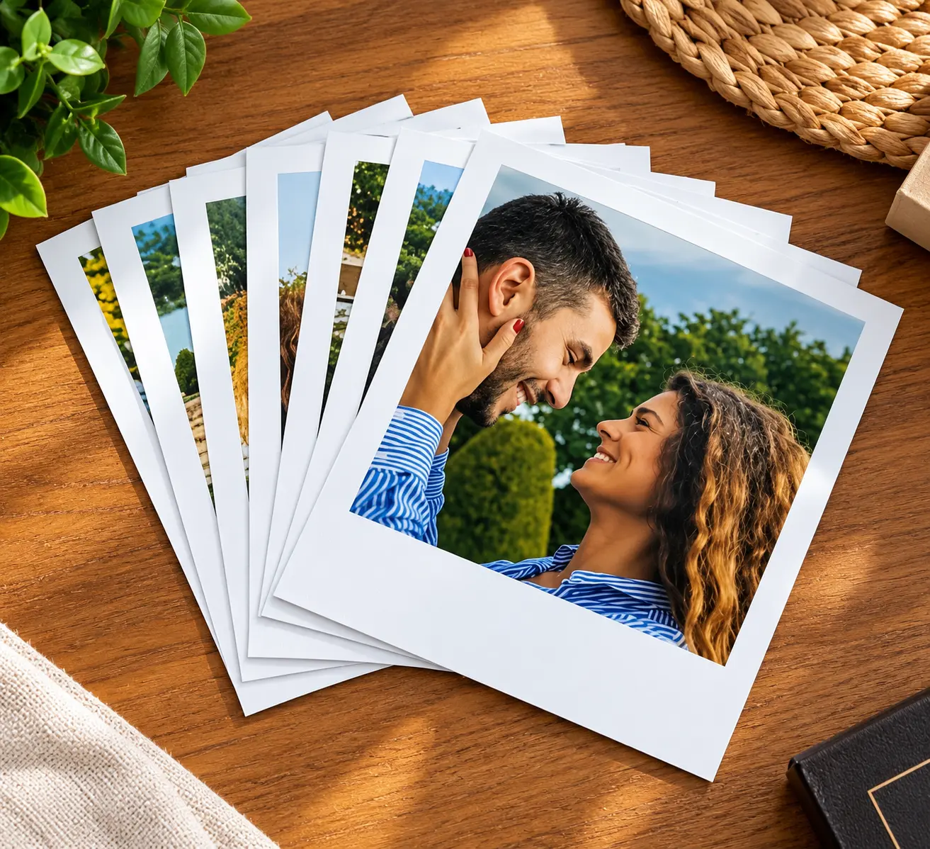 8 Fotos Polaroid Personalizada 10x12cm em Papel Fotográfico Glossy