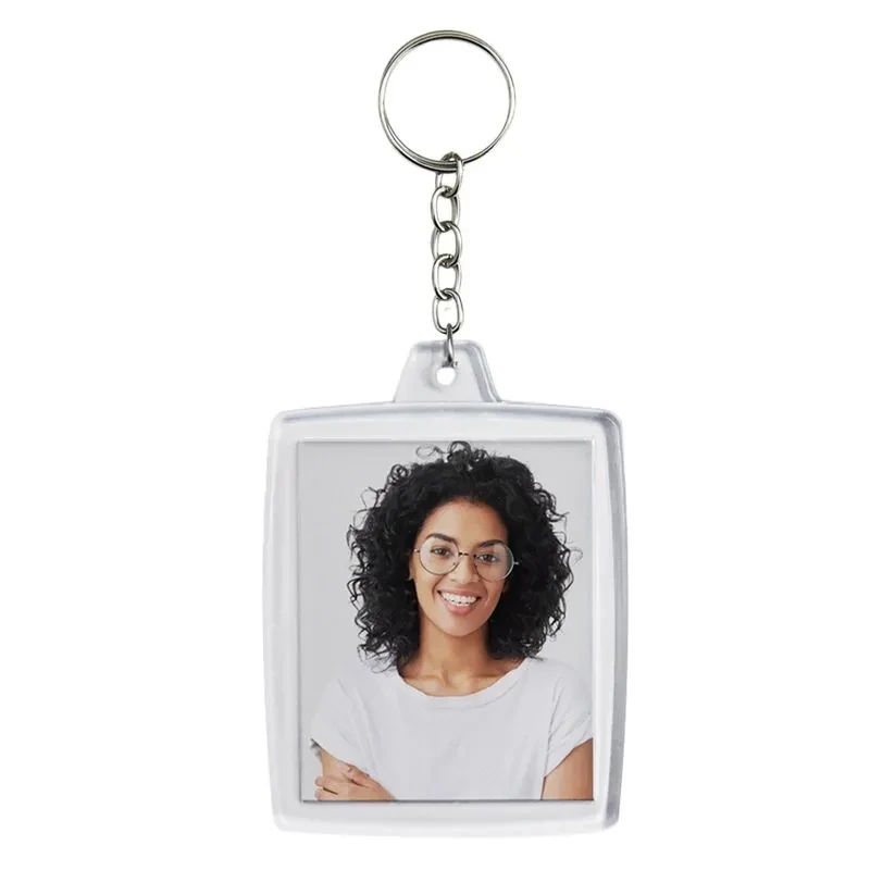 Chaveiro Acrílico 3x4cm Personalizado – Fotos Frente e Verso