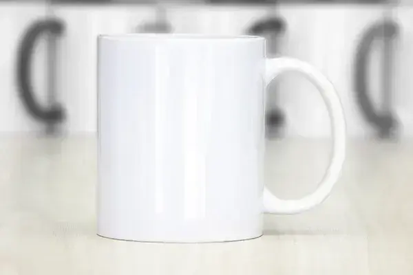 Caneca de Cerâmica Branca 325ml para Sublimação - Pronta para Personalizar